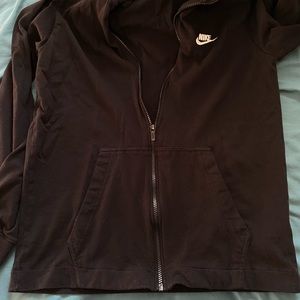 Nike hooded zip up jacket